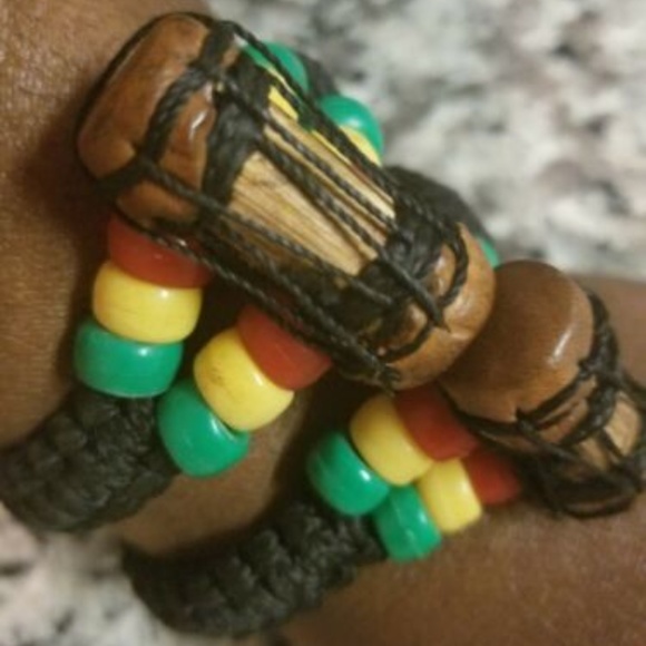 2 Handmade African Adjustable Bracelets - Picture 1 of 3